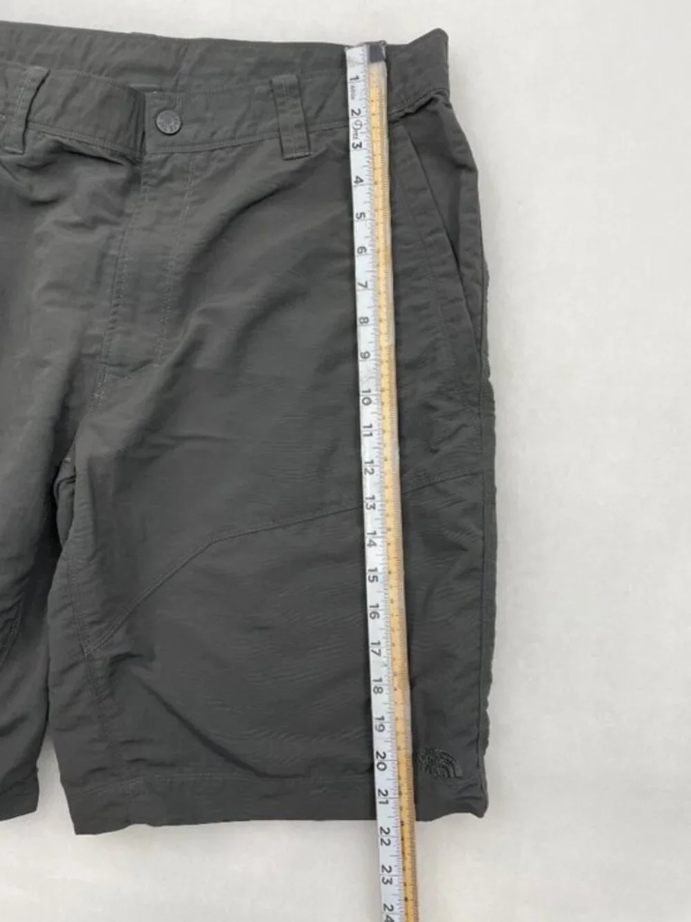 The North Face Paramount Cargo Shorts Granite Grey Nylon Hiking Technical Men 34